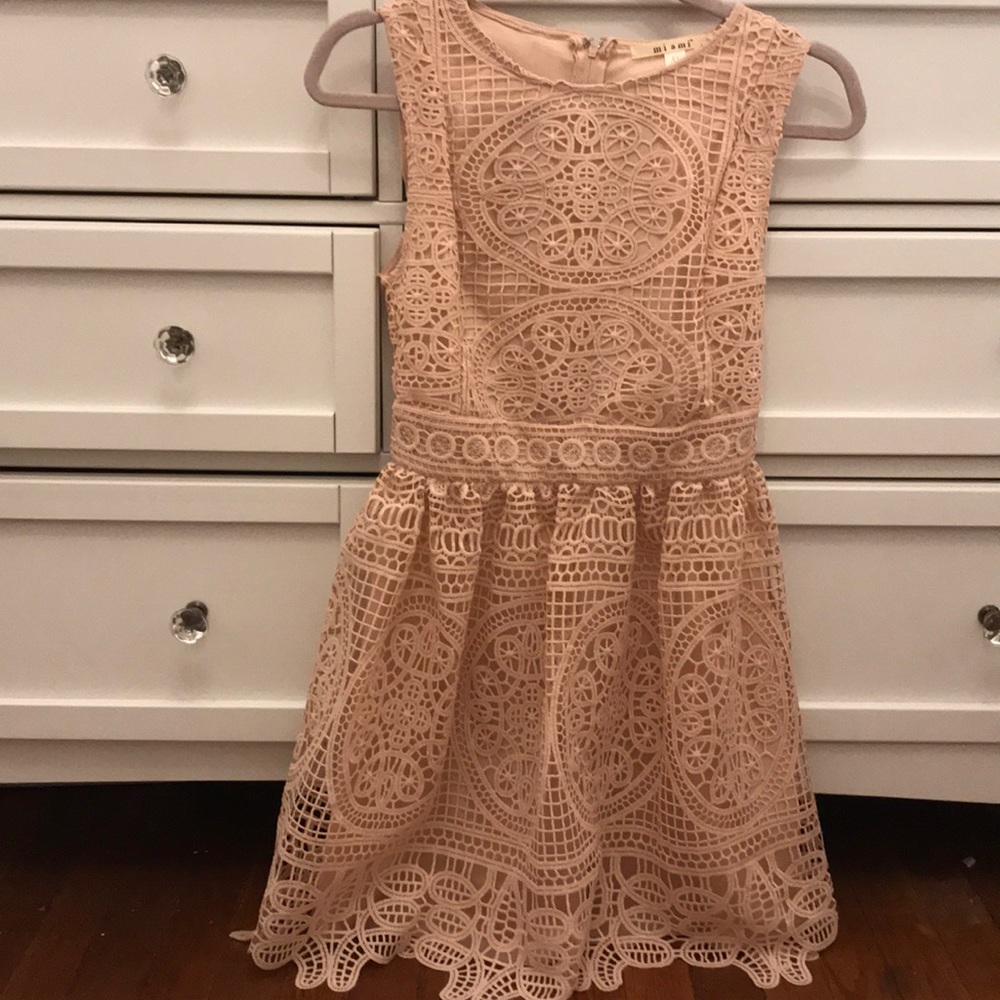 NEW Peach Lace Dress!!